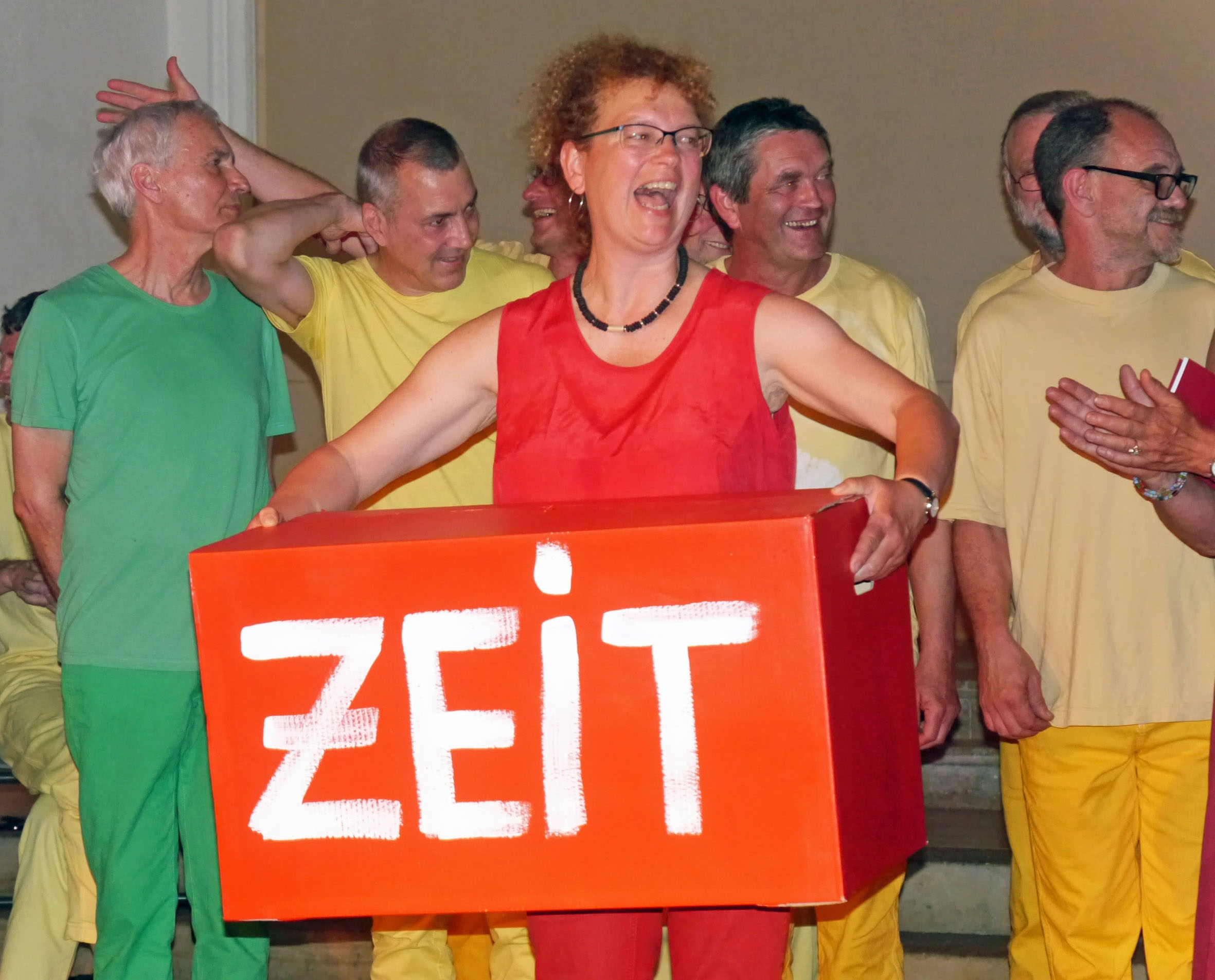 Freude nach gelungenem Auftritt